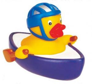 Cute Rubber Ducky On Boat 