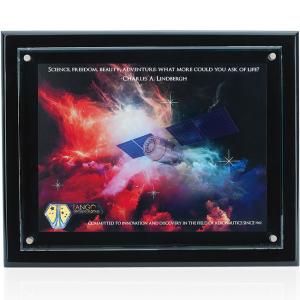 Floating Glass Plaque