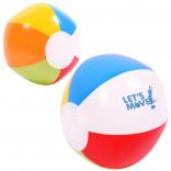 6" Multi Colored Beach ball