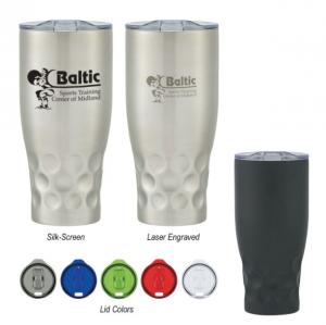 30 Oz. Dimple Design Stainless Steel Tumbler