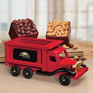 1950-Era Dump Truck with Chocolate Almonds &amp; Extra Fancy Jumbo Cashews