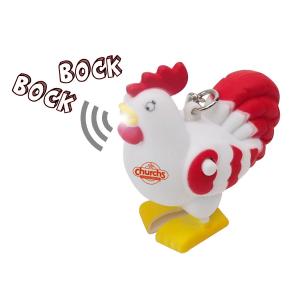 Bock Bock Rooster LED Light Keychain 