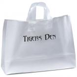 16" x 6" x 12" Frosted Soft-Loop Shopping Bags