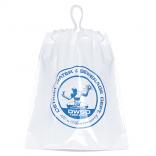 12" x 16" x 4" Cotton Drawstring Plastic Bags