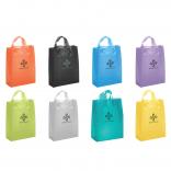 8" x 4" x 10" Frosted Soft-Loop Colorific Shopping Bags