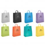 13" x 6" x 17" Frosted Soft-Loop Colorific Shopping Bags