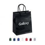7.75" x 4.75" x 9.75" Laminated Gloss Paper Tote Bag