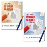 Large Print Word Search Puzzle Book w/ Pencil 