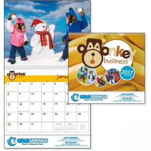 Monkey Business Wall Calendar
