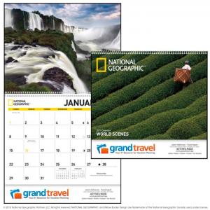National Geographic World Scenes Wall Calendar