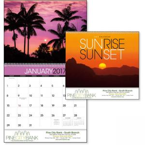 Sunrise Sunset Wall Calendar