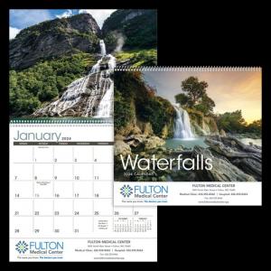 Waterfalls Wall Calendar