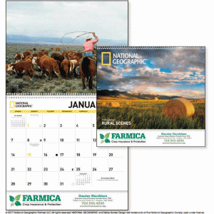 National Geographic Rural Scenes Wall Calendar