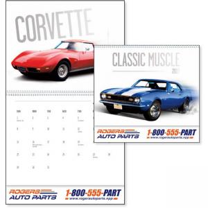 Classic Muscle Cars Wall Calendar