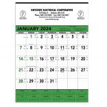Green & Black Contractors Memo (13-sheet) Wall Calendar