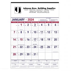 Patriotic Contractor Memo 13-Sheet Wall Calendar