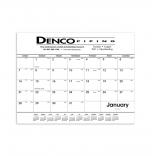 Black & White Desk Pad Wall Calendar