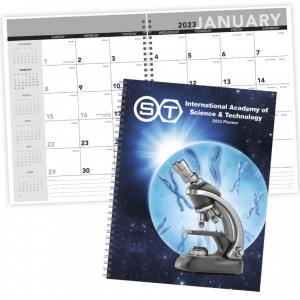 Standard Year Desk Planner with Custom Cover Calendar