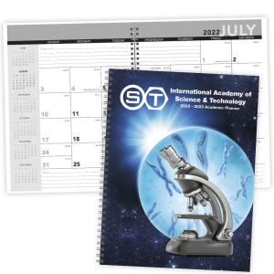 Academic Year Desk Planner with Custom Cover Calendar