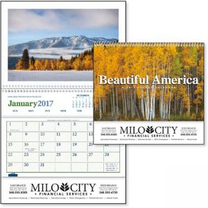 Beautiful America Wall Calendar with pocket 