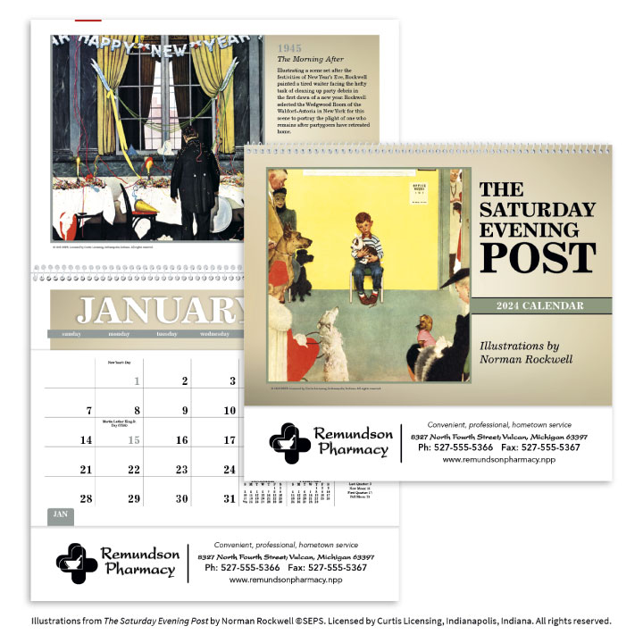 The Saturday Evening Post Pocket Calendar
