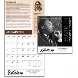 African-American Heritage: Dr. M Luther King, Jr. Calendar