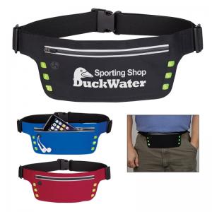 Safety First! Running Fanny Pack with 6 LED Lights