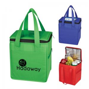 Recyclable Non-Woven Coated Water Resistant Kooler Bag with ID Holder 
