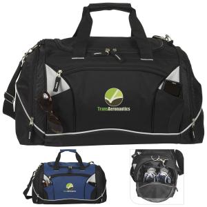 Multi-Pocket Traveling Duffel Bag with Wet/Shoe Pocket 