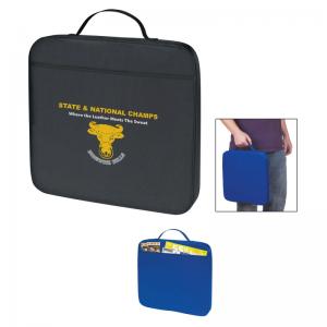 Square Stadium Cushion With Pocket And Handle