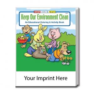 &quot;Keep Your Environment Clean&quot; Activity Coloring Book