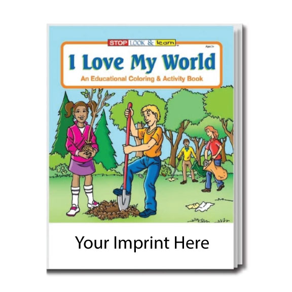 &quot;I Love My World&quot; Coloring Book