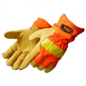 Safety Orange Grain Thermo Work Gloves