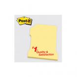 Number One Shaped Post-It Notes 
