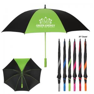 60&quot; Arc Splash of Color Golf Umbrella