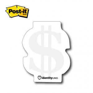 Dollar Sign Shaped Post It Notes