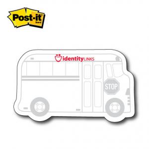Bus Shaped Post It Notes