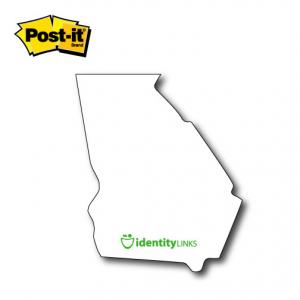 Georgia Shaped Post It Notes