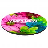 8" Round 1/4" Thick Full Color Soft Mouse Pad