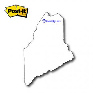 Maine Shaped Post It Notes
