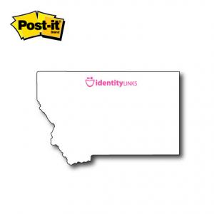 Montana Shaped Post It Notes