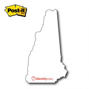 New Hampshire Shaped Post It Notes