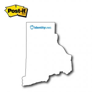 Rhode Island Shaped Post It Notes