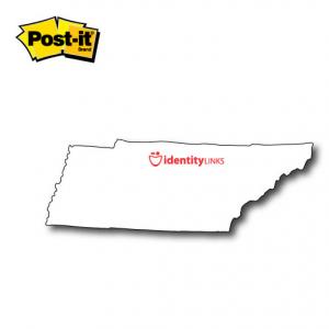 Tennessee Shaped Post It Notes