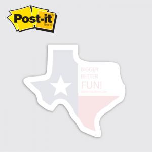 Texas Shaped Post It Notes