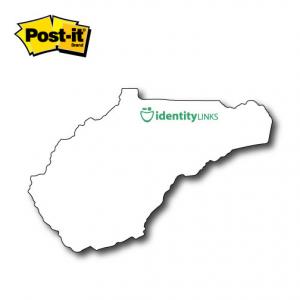 West Virginia Shaped Post It Notes