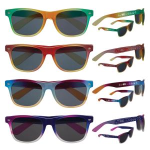 Rainbow Soft Feel Color Blend Sunglasses 