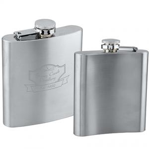 6oz Stainless Steel Flask 
