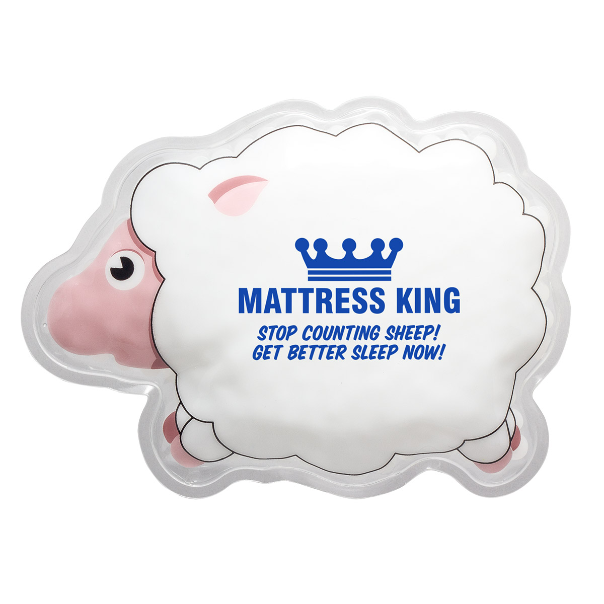 Promotional Logo Sheep Cloud Shaped Hot/Cold Bead Gel Therapy Pack