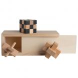 3-in-1 Wooden Box Puzzle Set